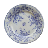 Plat de service Sarreguemine modèle épines XIXème siècle
