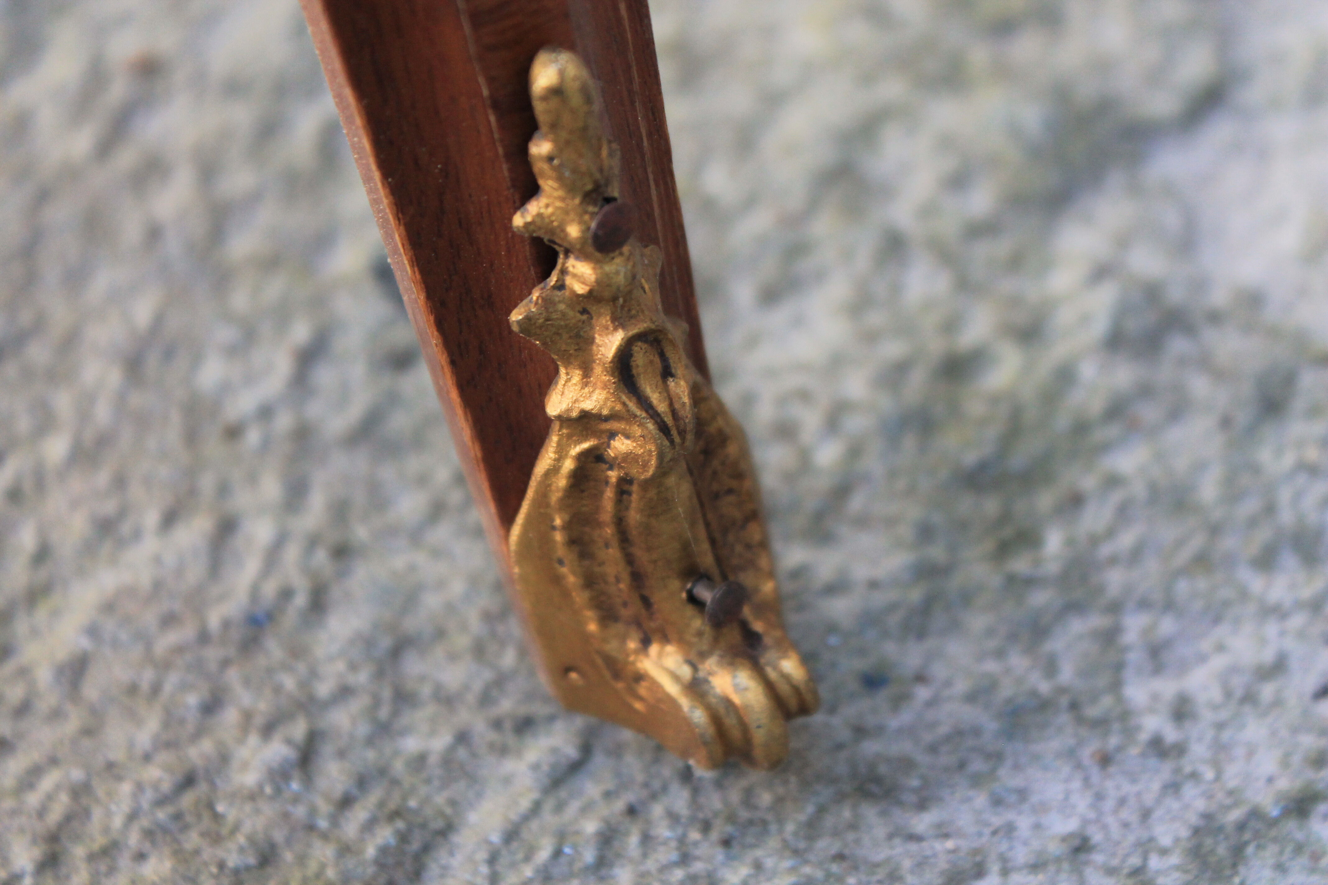 Side table in marquetry