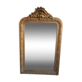 Miroir bois doré Napoléon III