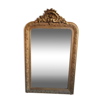 Miroir bois doré Napoléon III