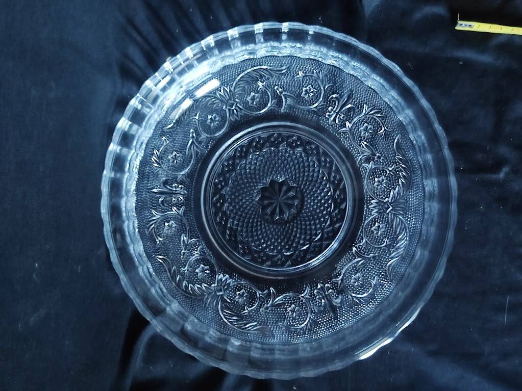1960 /arabesque /fleurs de lys/ Grand plat