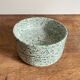 Green spotted ceramic ramekin