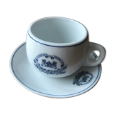 Tasse à café et soucoupe de la Compagnie Internationale des Wagons-Lits