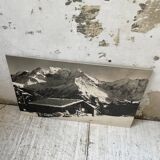 Photo on wood chalet 60s