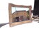 Golden mirror 19 th wood and stuk