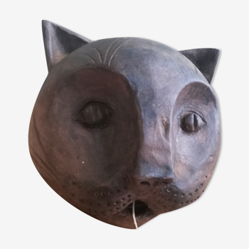 Dévidoir à ficelle "tête de chat "en céramique