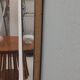 Shield-Shaped Mirror with Brass Frame, 50s