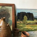 Landscape oil painting