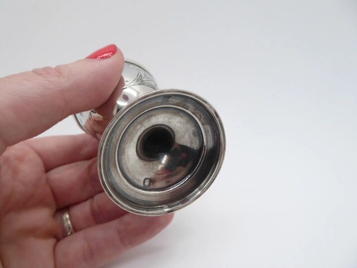 Sterling silver eggcup