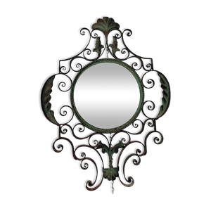 miroir en fer forgé