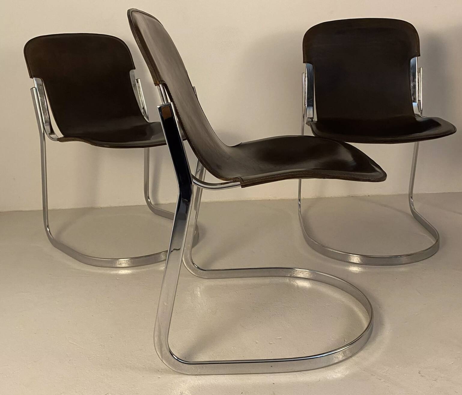 Set of 5 Cidue chairs, Italy 1970