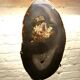 Gilded brass and agate desk lamp by Willy Daro 1980s