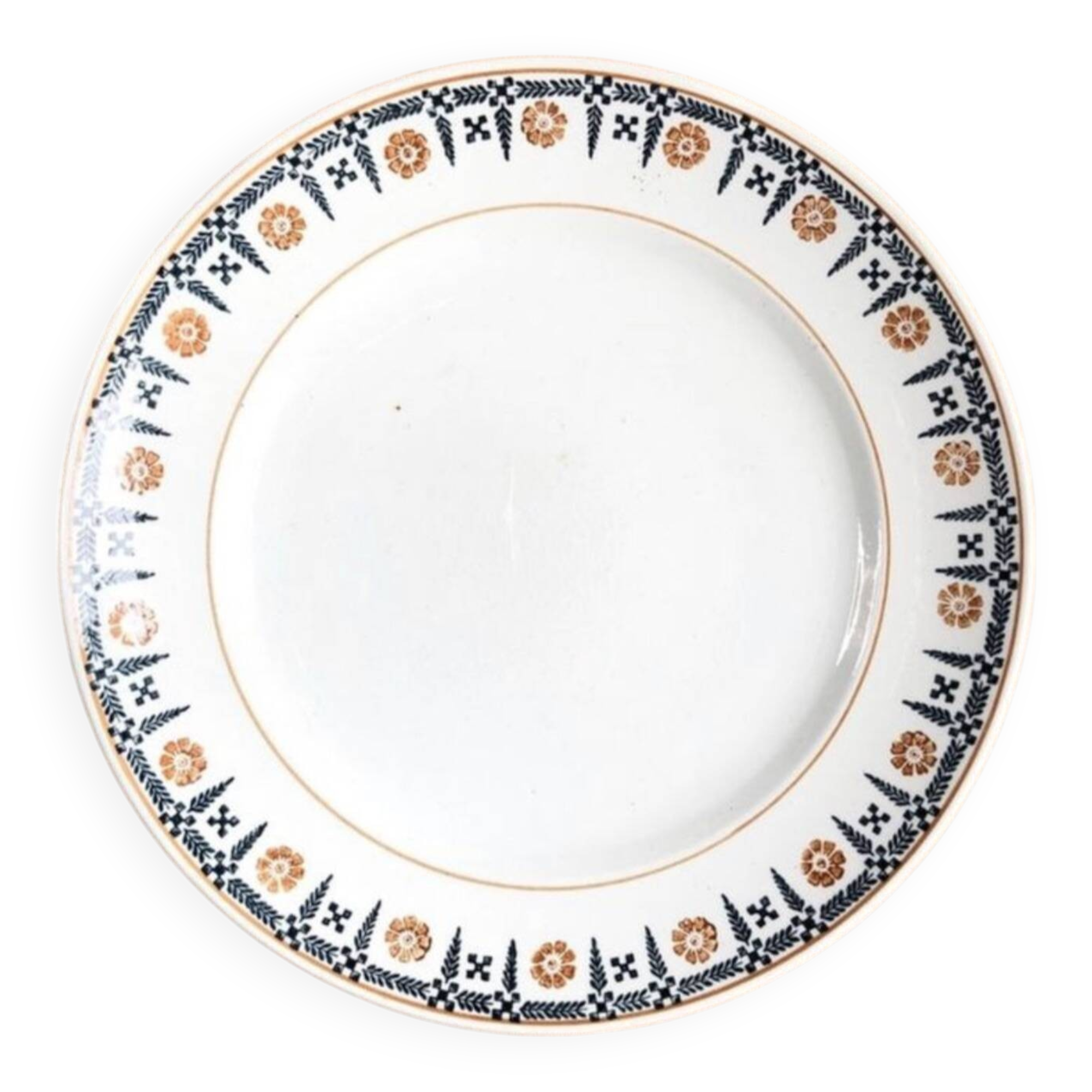 Footed plate, Iron earth, Saint-Amand