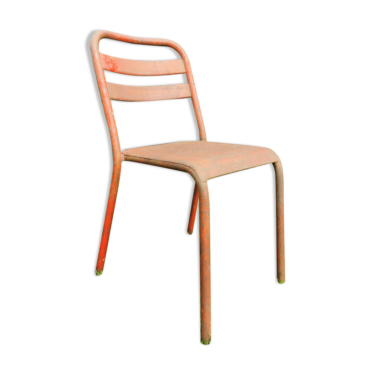 A Tolix bistro chair
