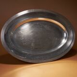 OVAL SERVING DISH, CHRISTOFLE, 1970s