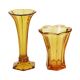 Set of Amber Vases Luxval Américain Art Deco 1935