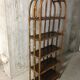 Rattan bookcase 70s