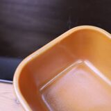 Tempered glass butter dishes Arcopal volcanic 70's