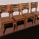 set of 4 chairs, vintage design
