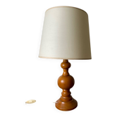 Lampe en bois vintage