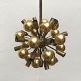 Atomic Brass Ceiling Suspension by Dorothee Becker for Cosack, 1970s.