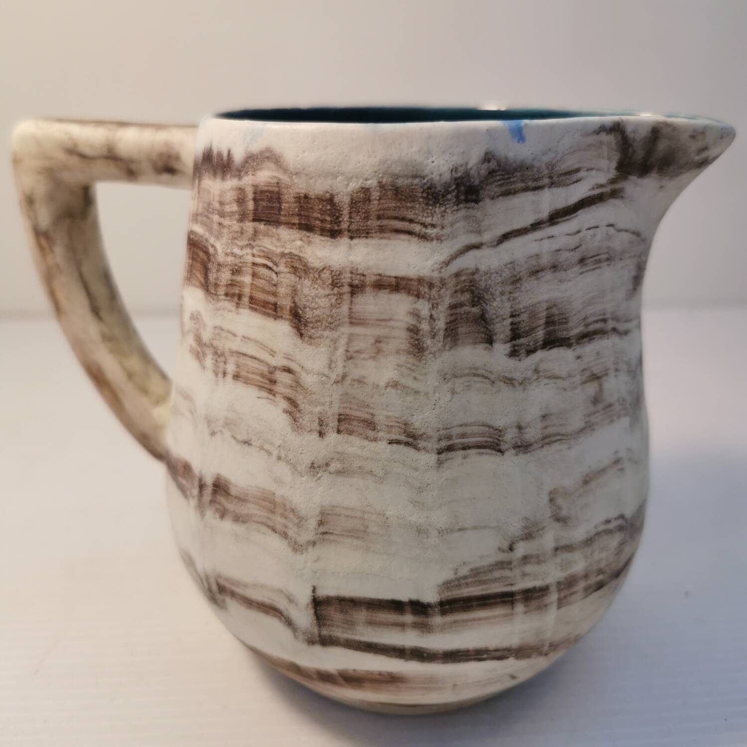 Vintage jug carafe pitcher from the 70s signed Catherine Paturel