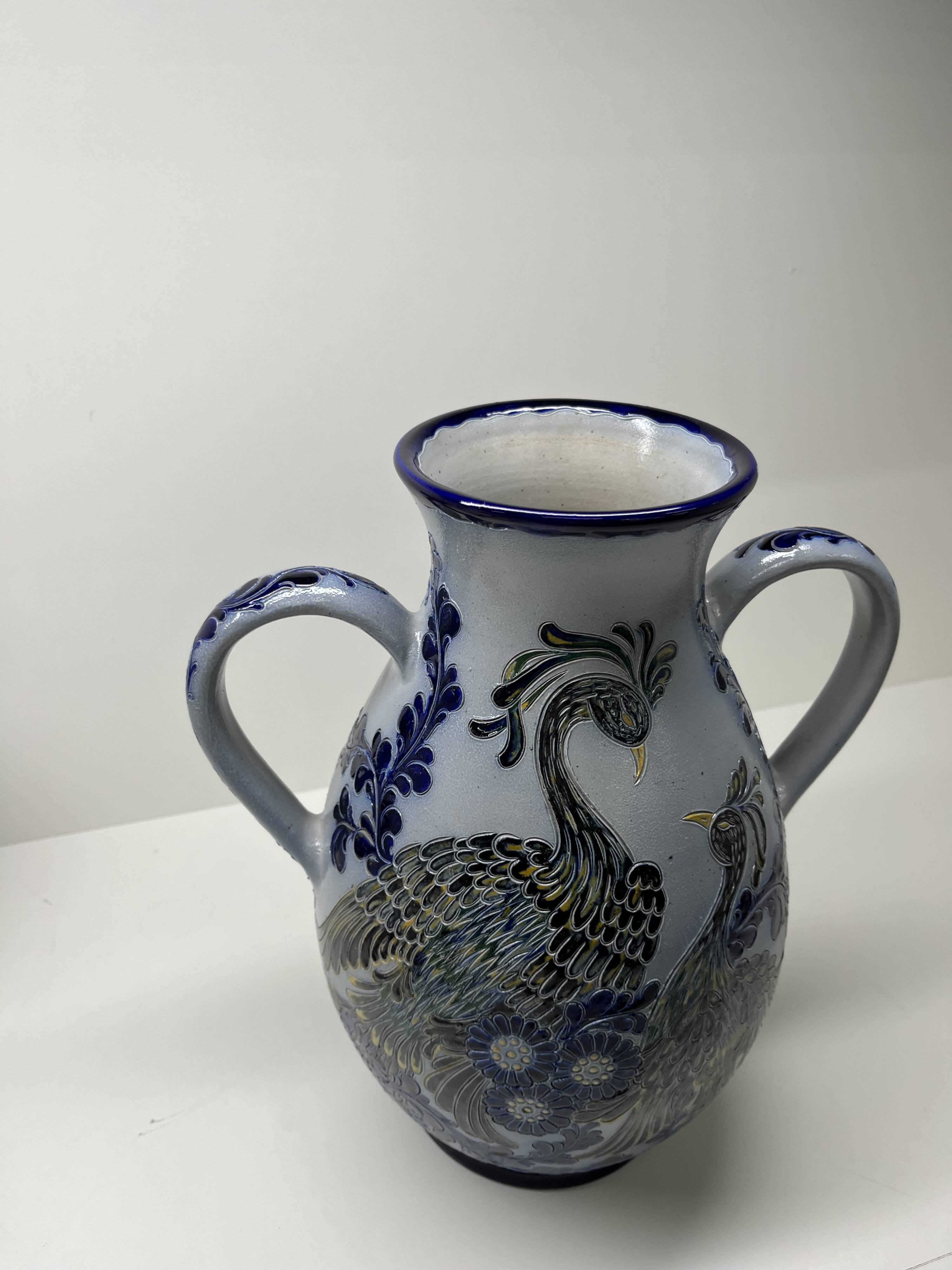 Salt stoneware vase – Roger Paul Schmitter, Betschdorf factory