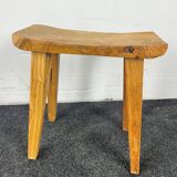 Rectangular wooden stool