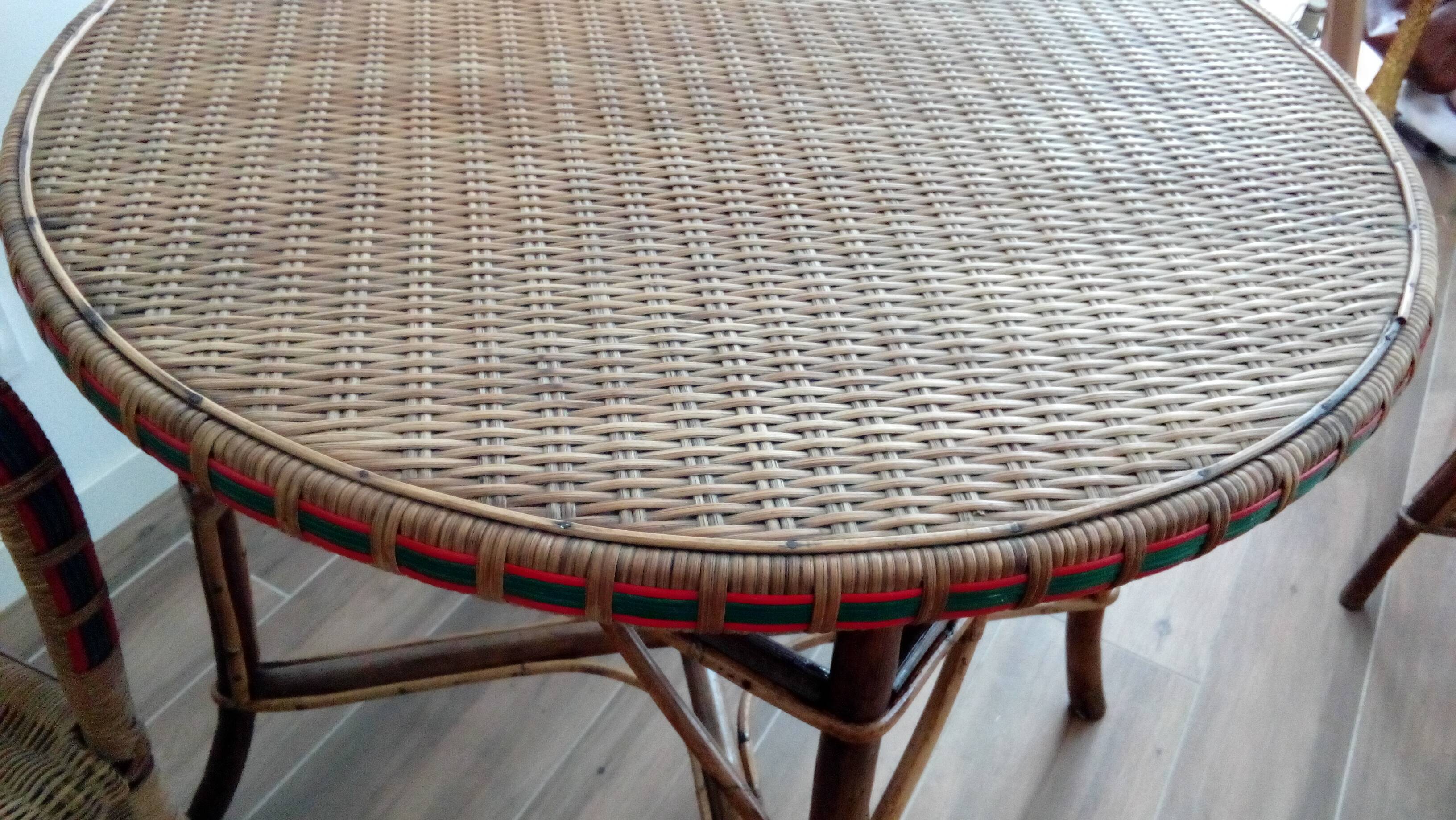 Rattan wicker garden salon rattan year 60