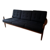 Vintage Scandinavian three-seater sofa