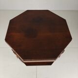 Amsterdam School coffee table – oak with veneer inlay, circa 1920