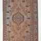 5x9 overdye vintage persian rug, 279x167cm