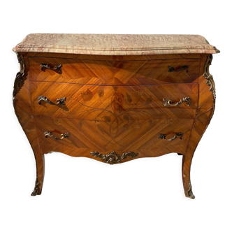 Commode en bois de rose