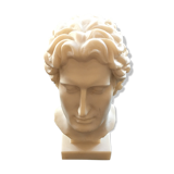 Bust Greek alabaster god