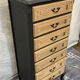 Refurbished wooden chest of drawers