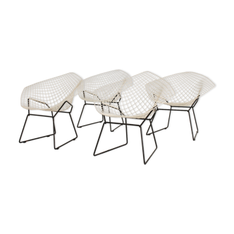 Set de 4 chaises Diamond par Harry Bertoia pour Knoll International