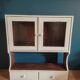 Armoire pharmacie toilette bois massif relookée dp 0322110