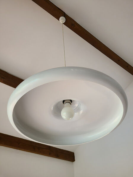 Pendant lamp Pendolita vintage 70s edition Lita space age