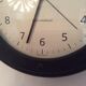 Vintage Junghans 80s black wooden clock