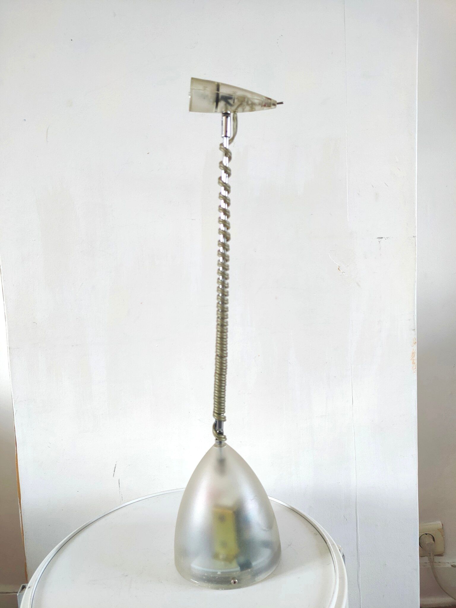 Transparent telescopic lamp design 80s-90s