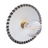 Wall lamp in white opaline