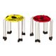 Paire de tables 'design poisson', série triple play, gaetano pesce