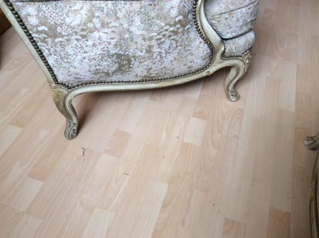 2 armchairs old Louis XVI style