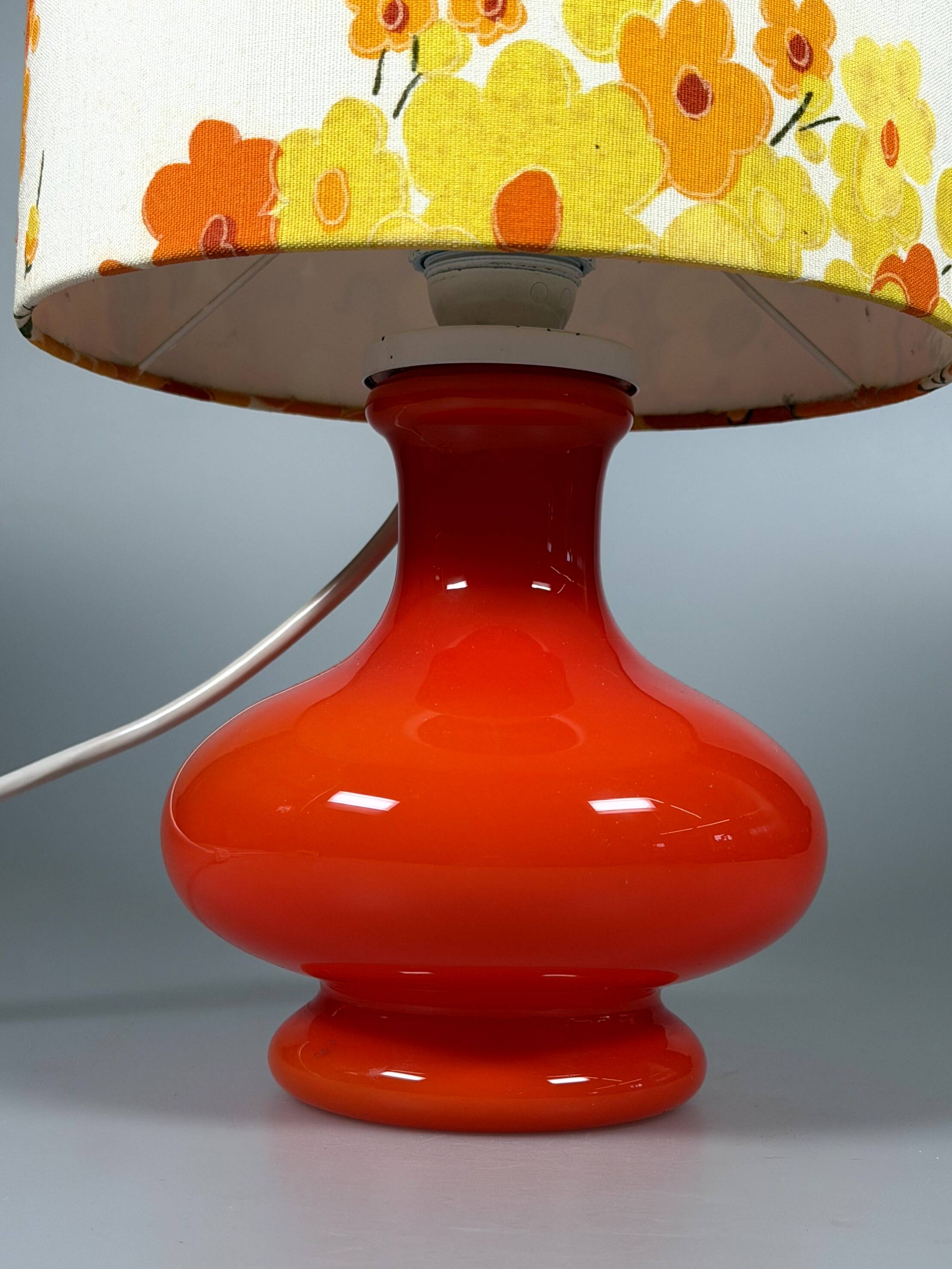 60s 70s Table Lamp Table Lamp Glass Mid Century Space Age Design