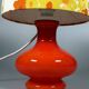 60s 70s Table Lamp Table Lamp Glass Mid Century Space Age Design