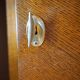 Vintage 2-door wardrobe from the 1950s with compass feet, easy assembly
