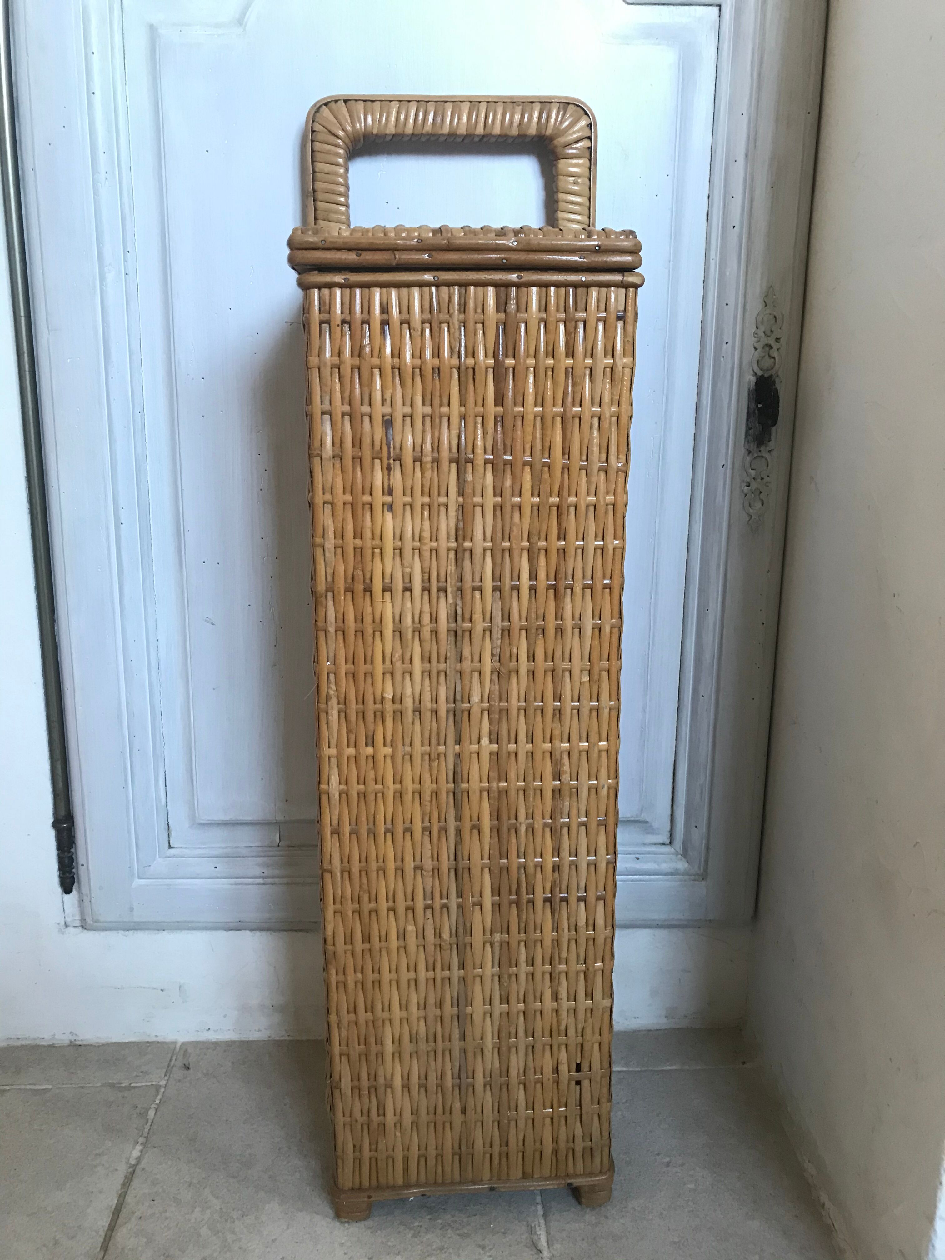 Vintage wicker basket