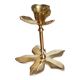 Brass flower candle holder