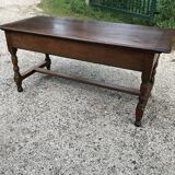 Croat farm table with a sliding tray