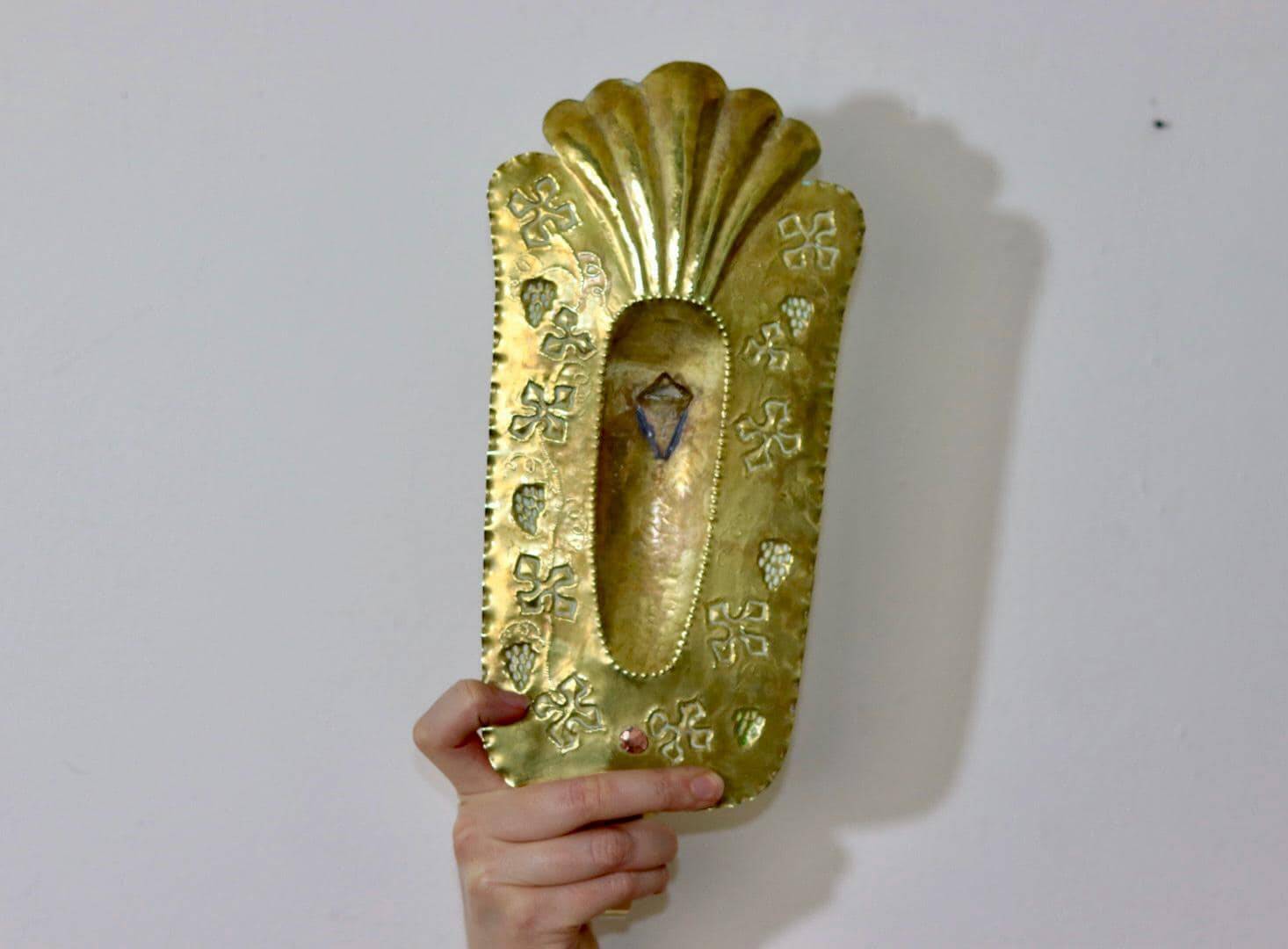 Mid Century Swedish Brass Sconces